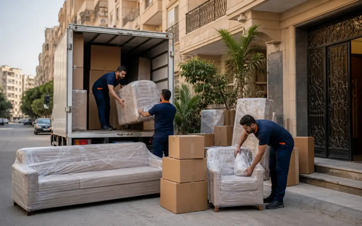 الجيزة مع الكابتن لنقل وتغليف الأثاث