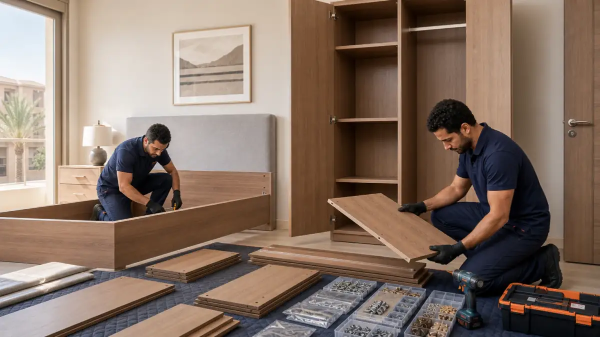 فك وتركيب الأثاث من الكابتن